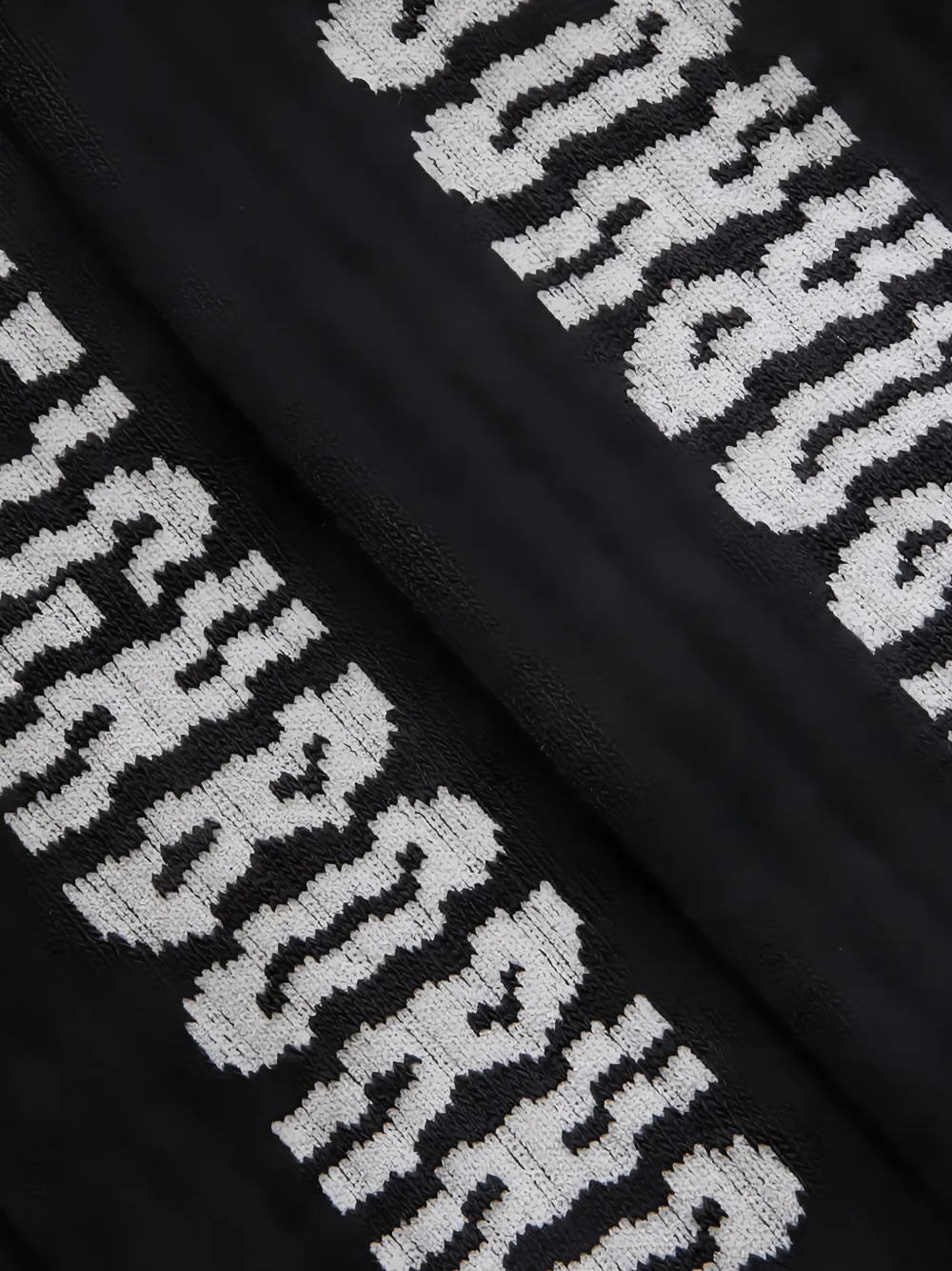 Neighborhood Sokken met intarsia logo Zwart