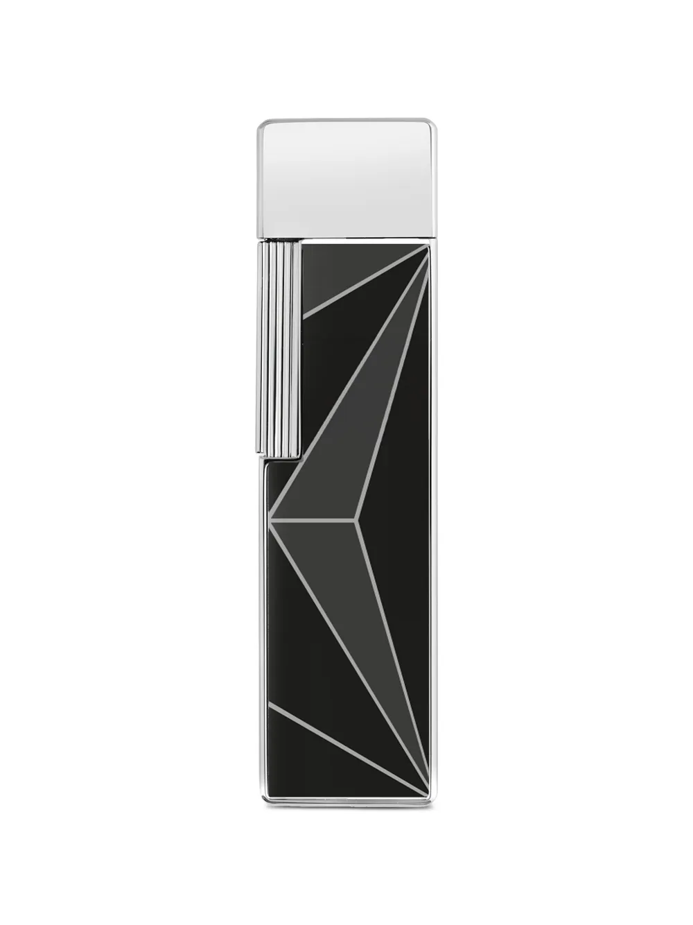 S.T. Dupont Twiggy Fire X geometric-pattern engraved lighter