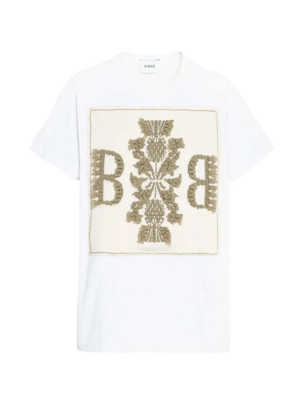 Barrie logo-patch cotton T-shirt