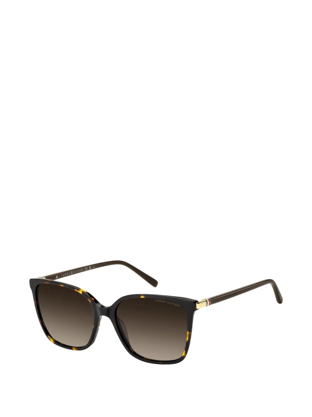 Tommy Hilfiger Cat-Eye-Sonnenbrille in Schildpattoptik - Braun