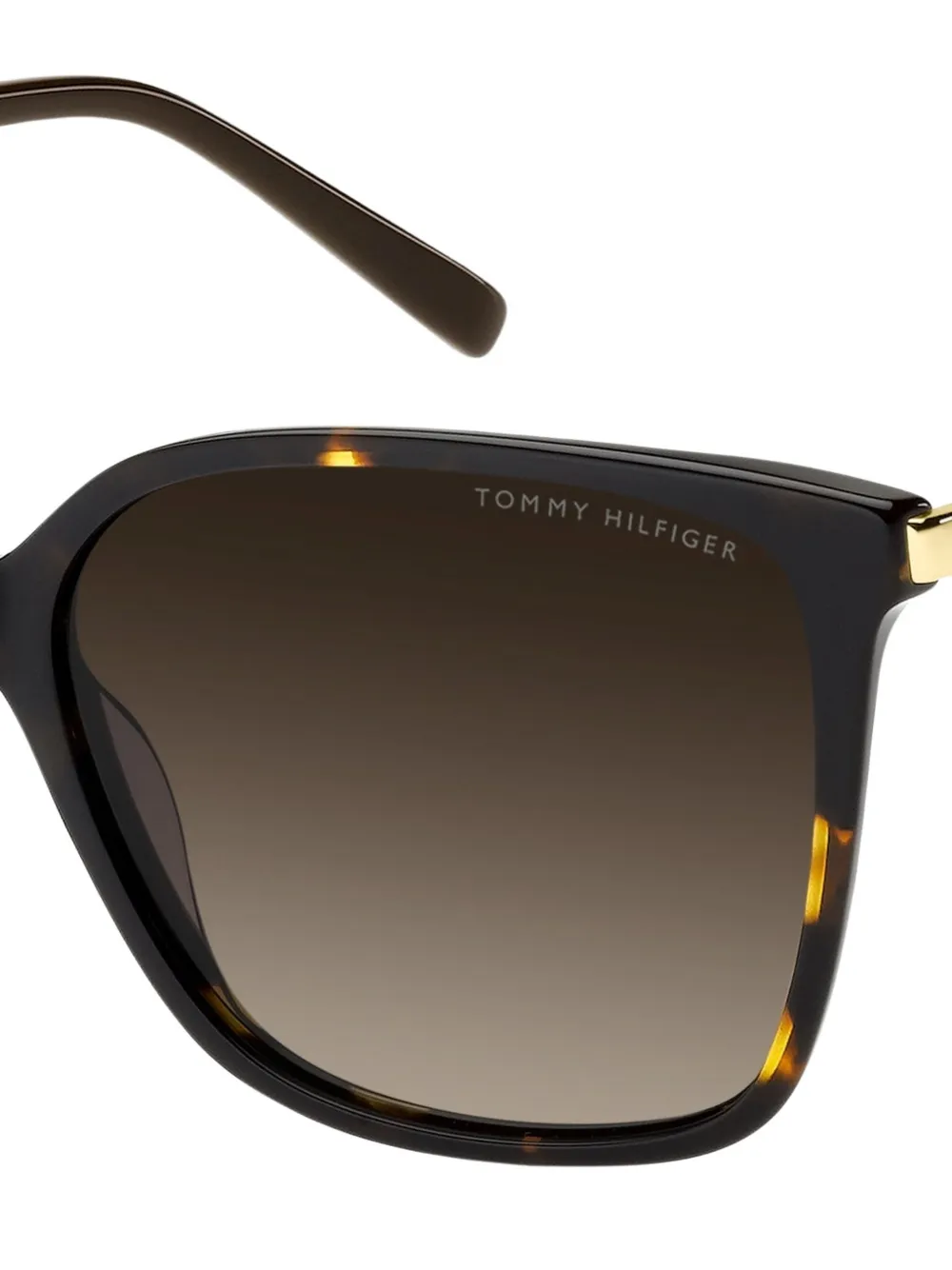 Tommy Hilfiger Zonnebril met cat-eye montuur Bruin