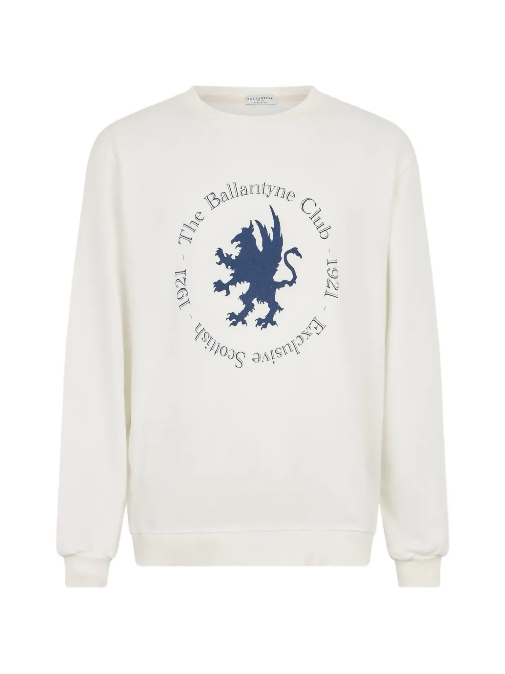 Ballantyne logo-print cotton sweater
