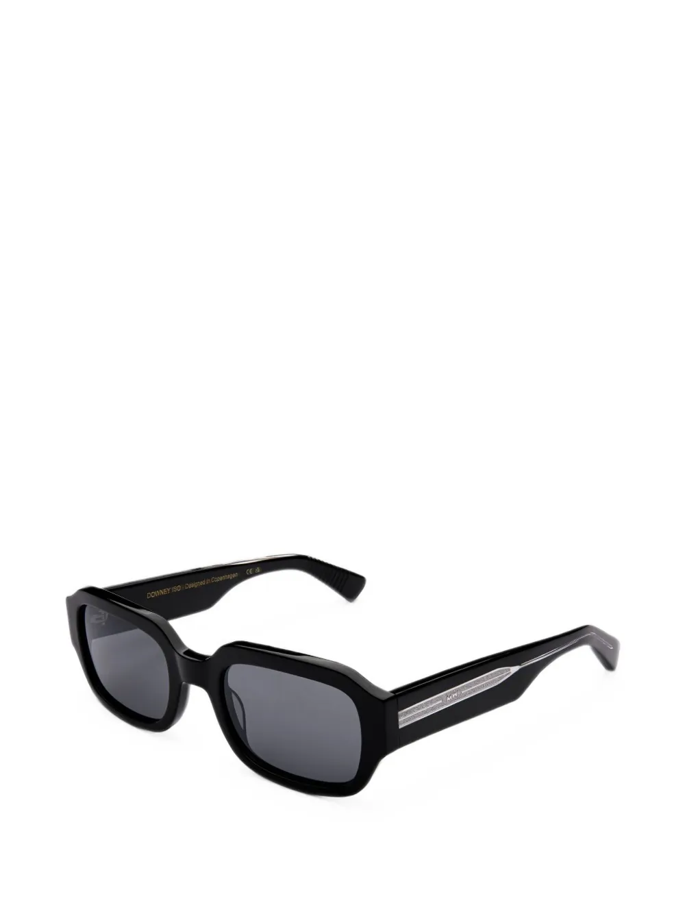 MessyWeekend Reveal Rectangle-frame Sunglasses in Black, view 2