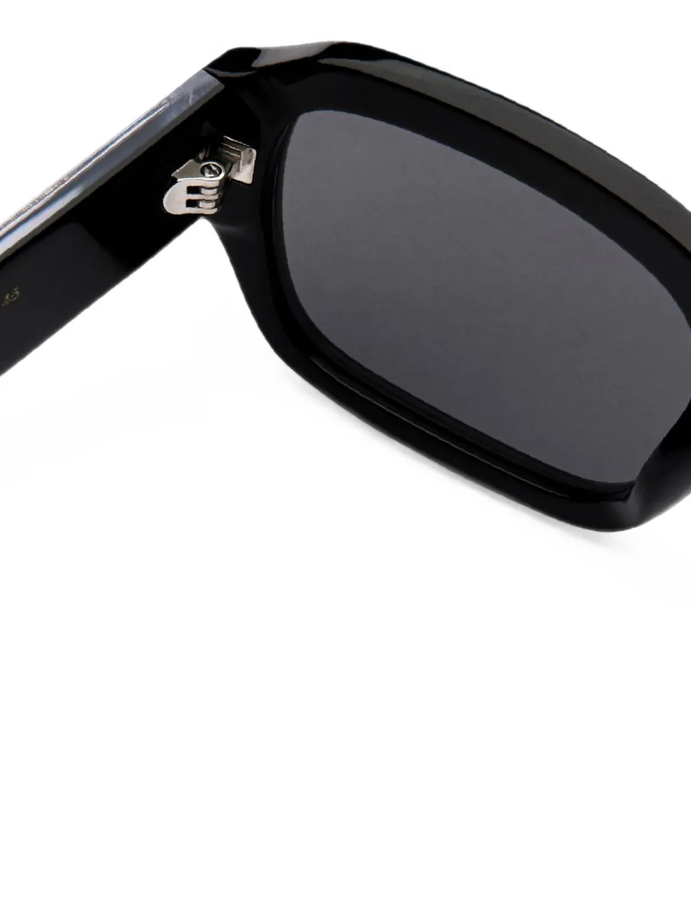 MessyWeekend Reveal Rectangle-frame Sunglasses in Black, view 3
