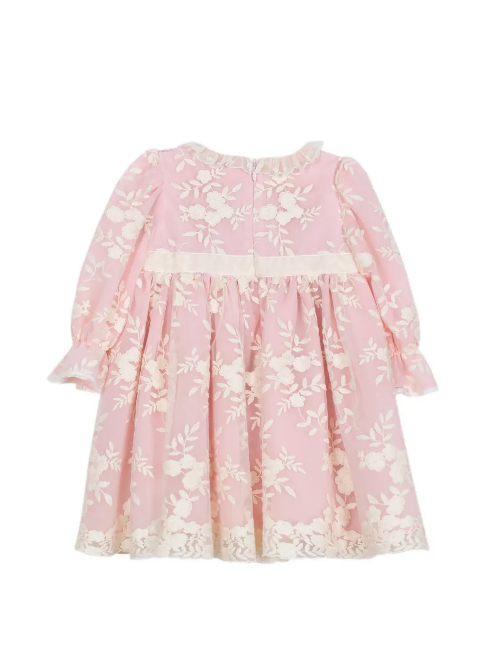 Patachou Jurk met geborduurde bloemen Roze