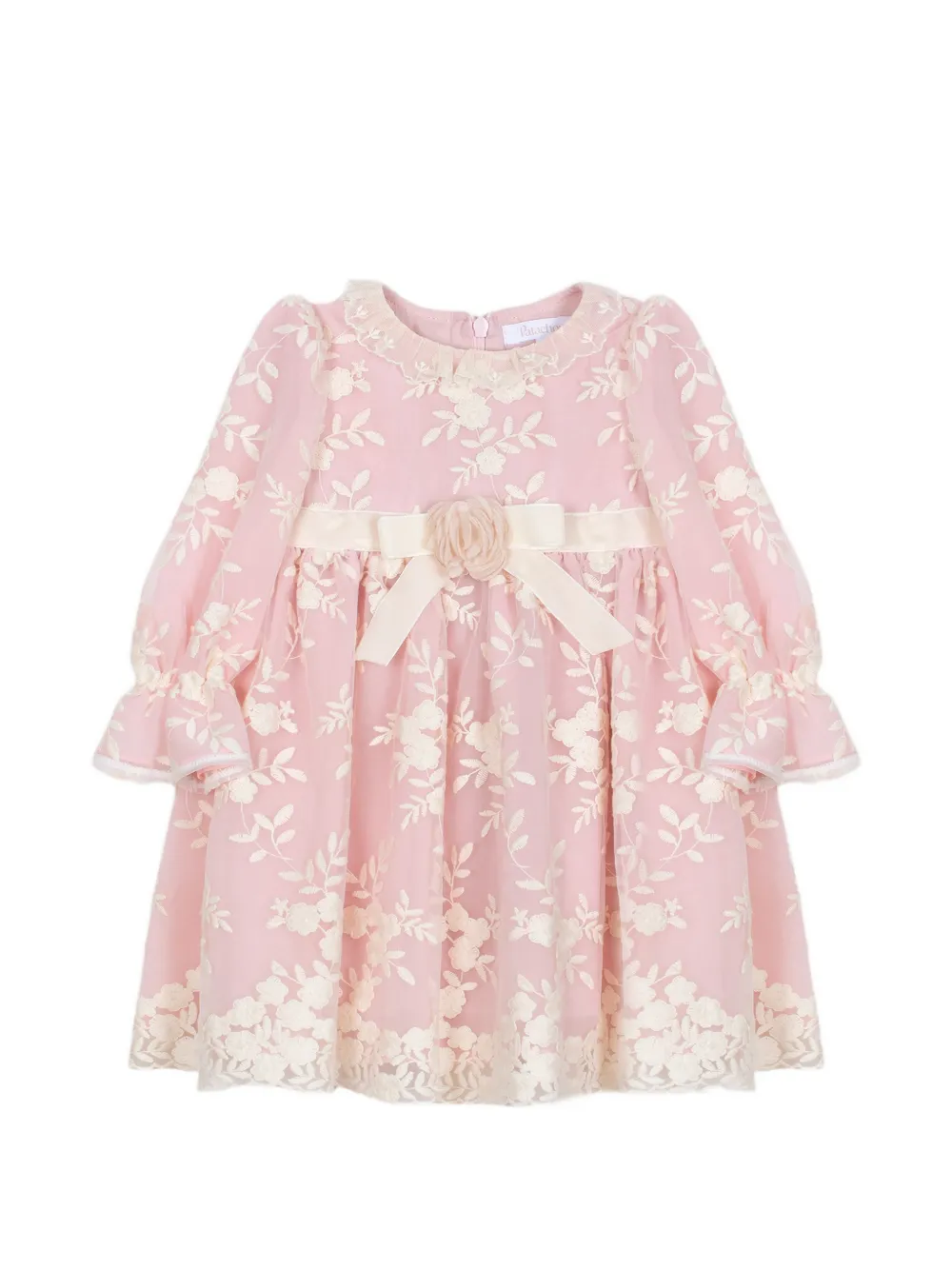 Patachou robe à fleurs brodées - Rose Patachou robe à fleurs brodées - Rose