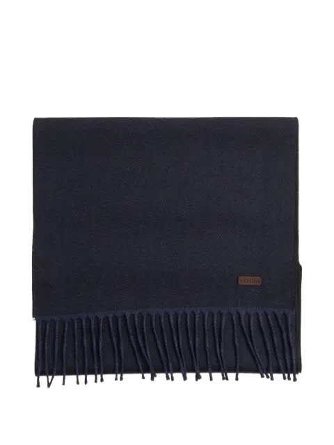 Eton merino-wool fringed scarf