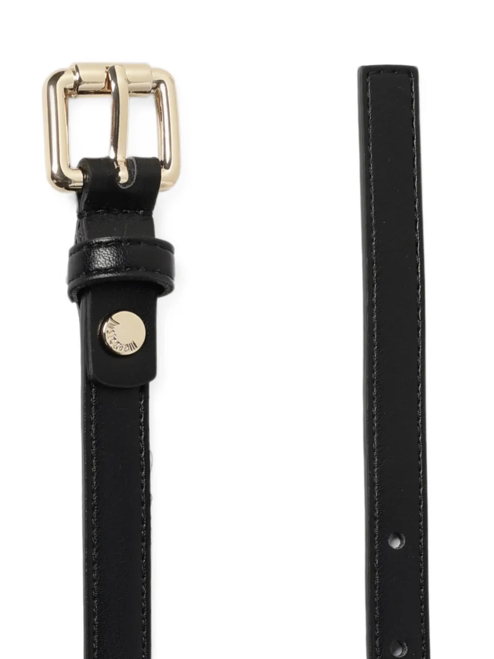 Just Cavalli Leren riem Zwart
