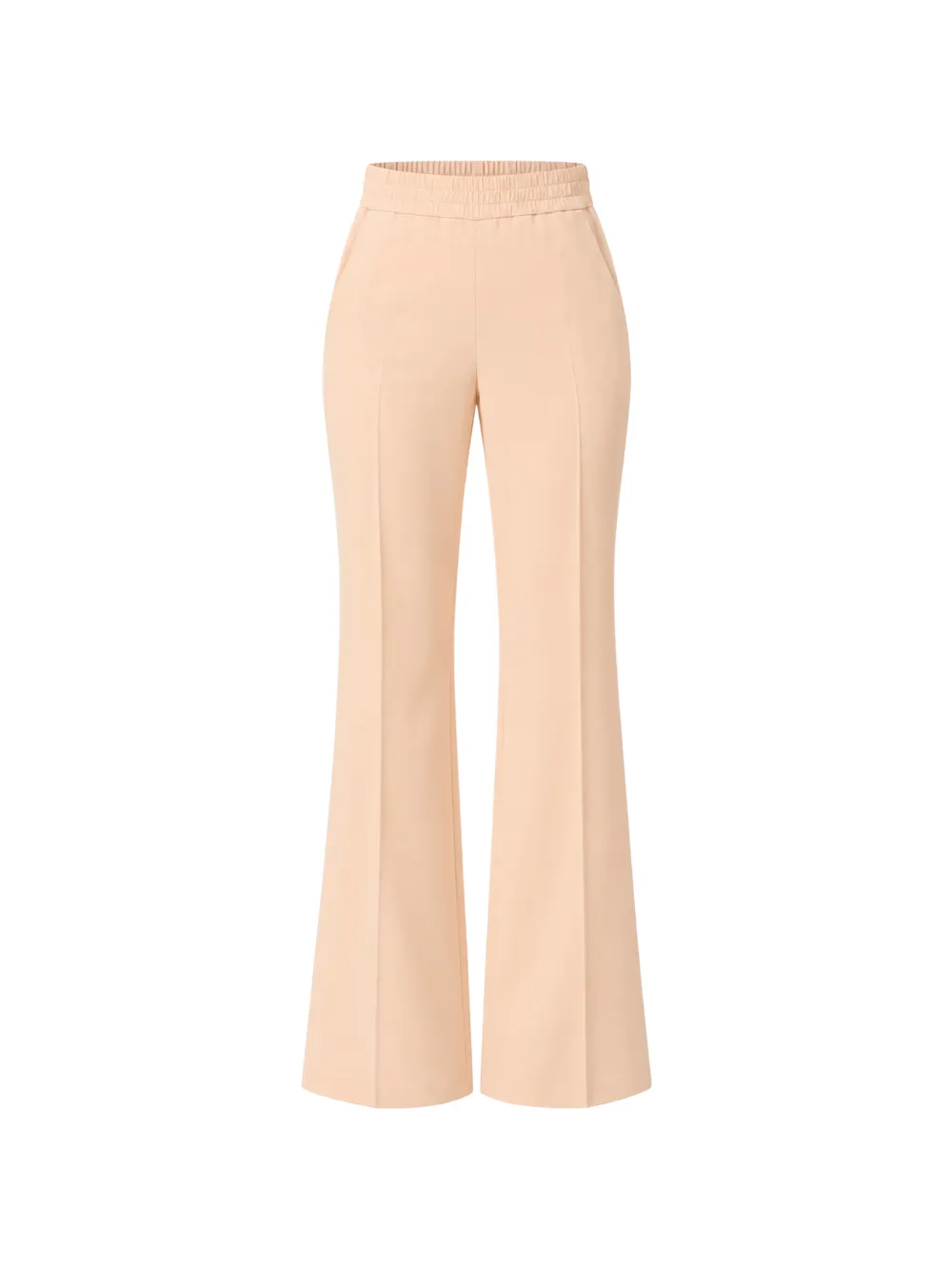 TWINSET pantalon évasé à taille élastiquée - Orange TWINSET pantalon évasé à taille élastiquée - Orange