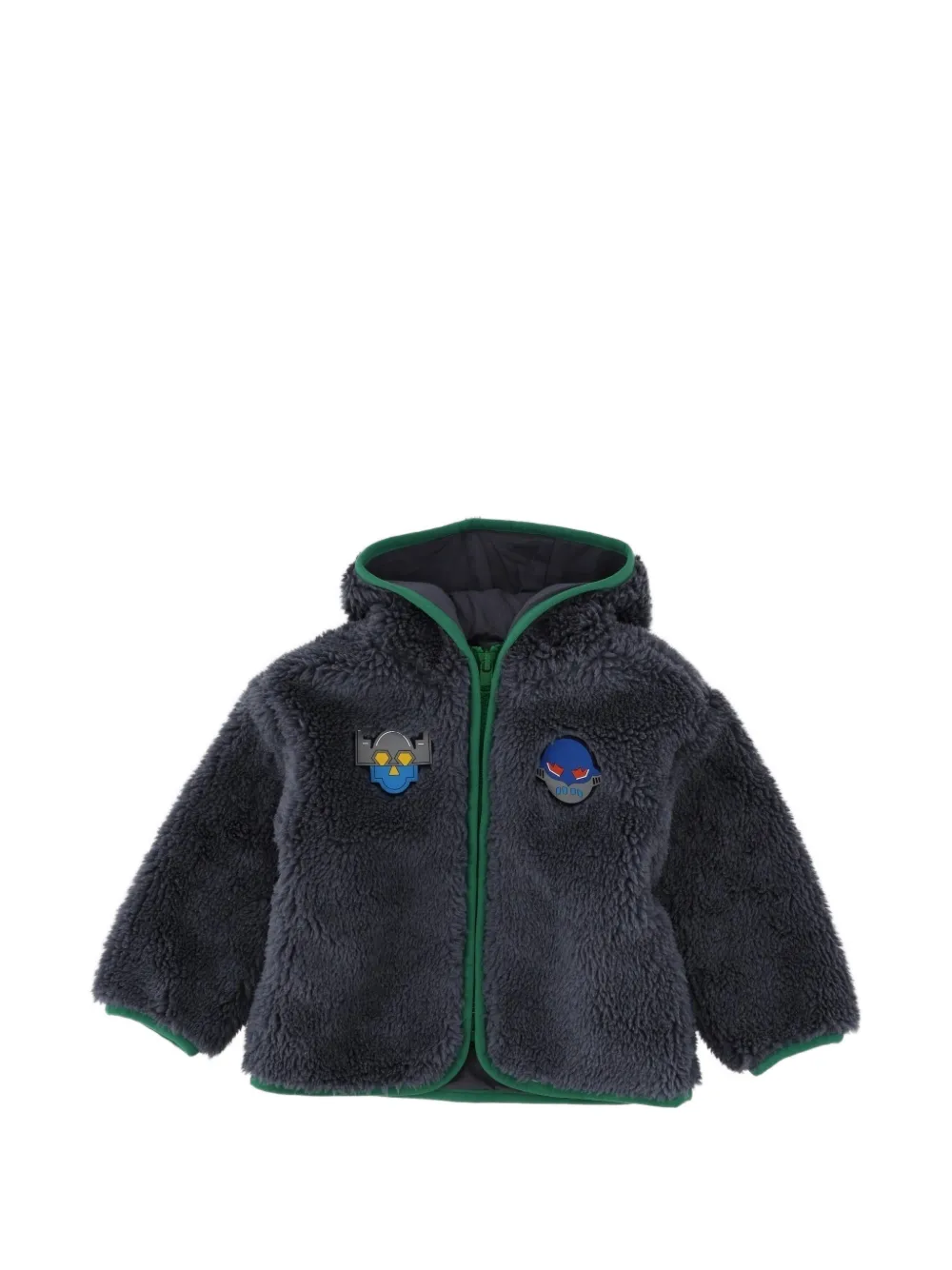Stella McCartney Kids Teddy fleece jacket - Grigio