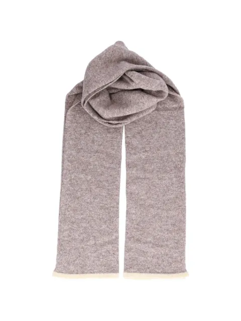 Fedeli knitted cashmere scarf