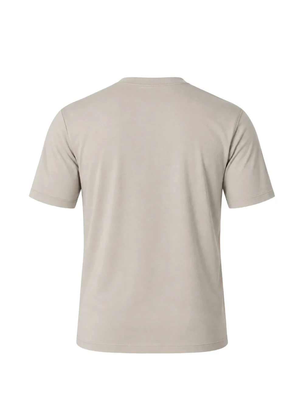 Armani Exchange Katoenen T-shirt met logoprint Beige