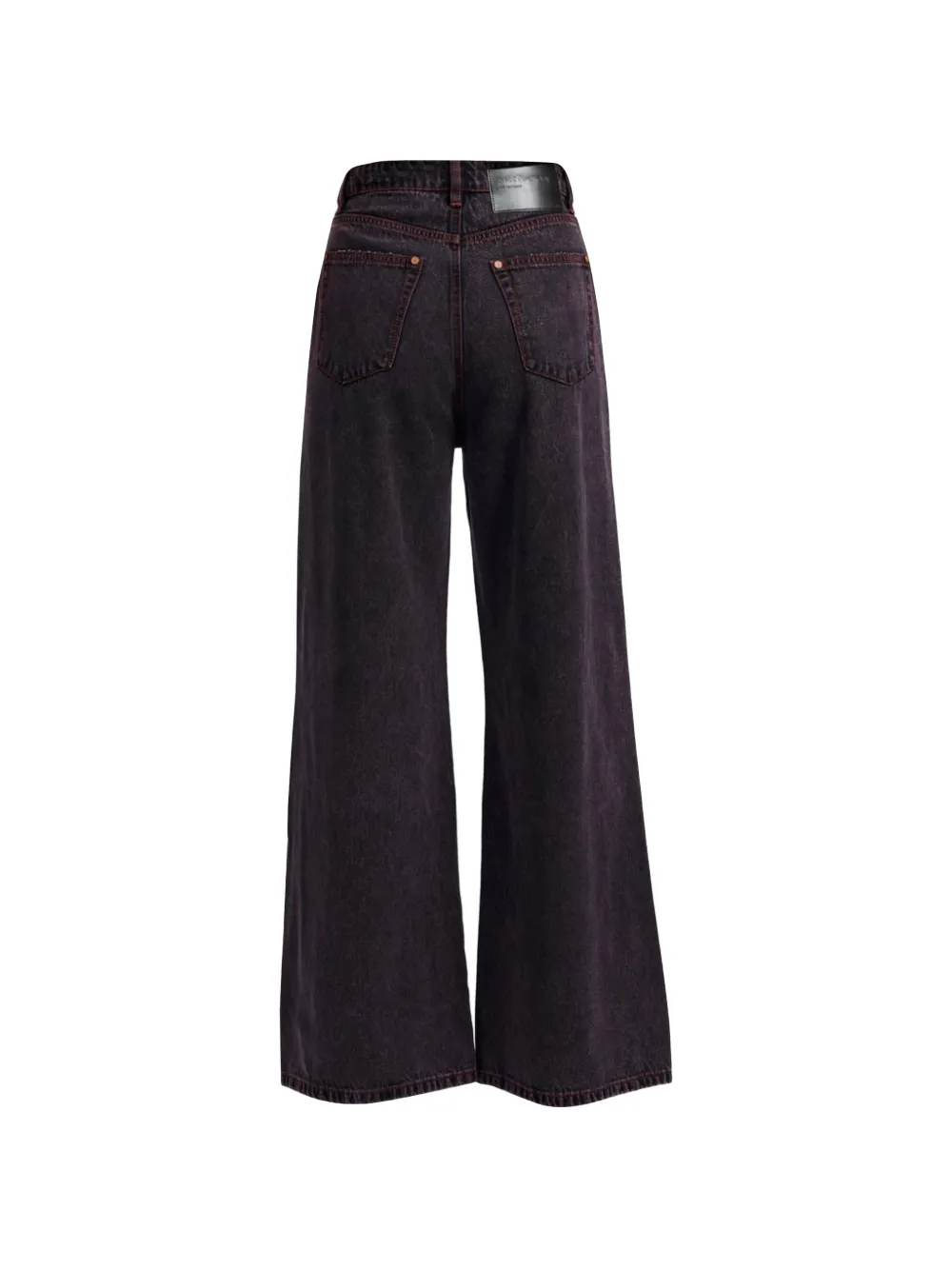 One Teaspoon Love Machines jeans met wijde pijpen Zwart