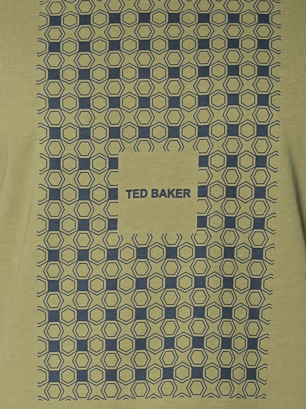 Ted Baker T-shirt met geometrische print Groen