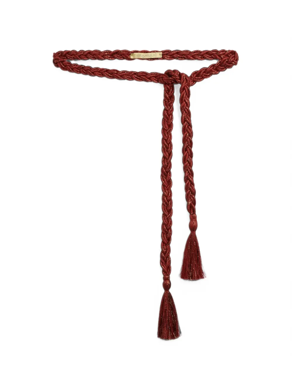 MOMONÌ Chiuha braided tassel-detail belt