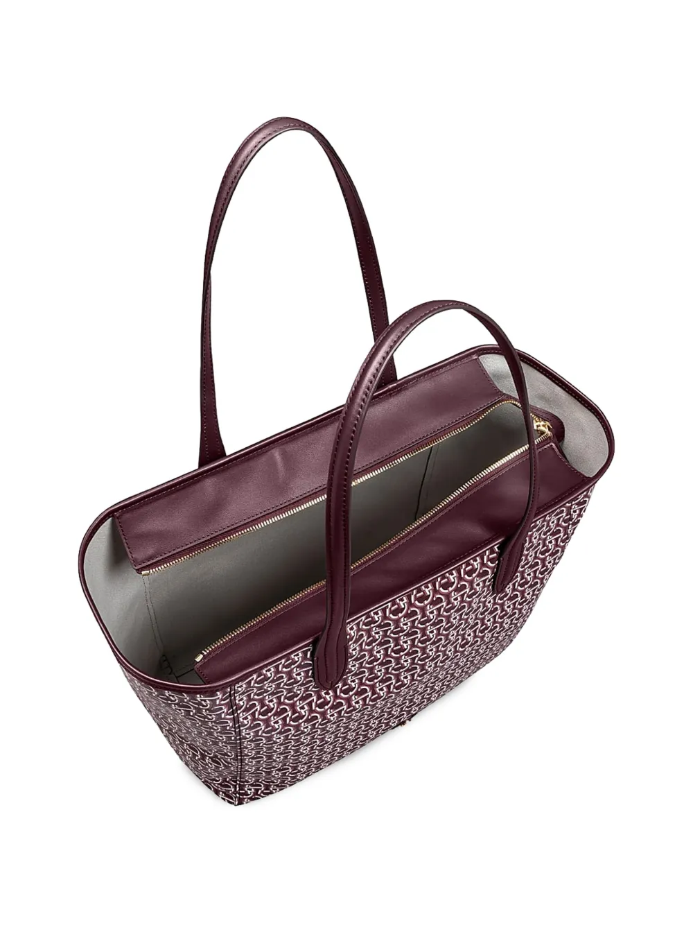 AIGNER Medium Portami shopper met logo-print Rood
