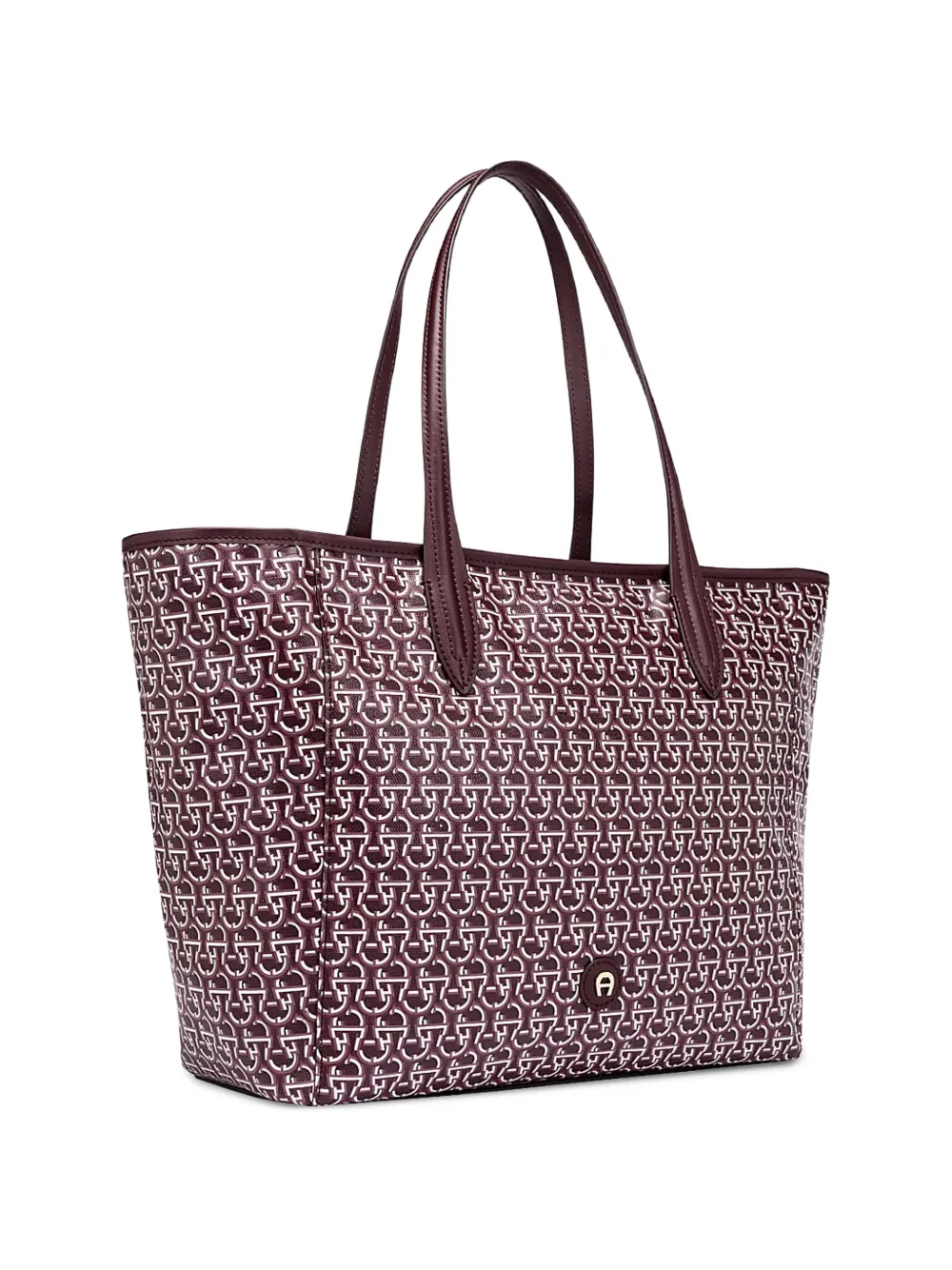AIGNER Medium Portami shopper met logo-print Rood