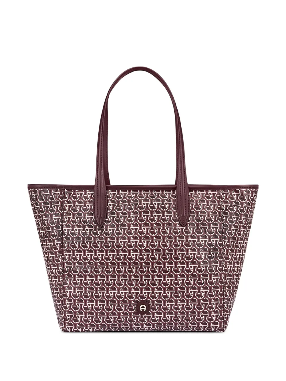 AIGNER Medium Portami shopper met logo-print Rood