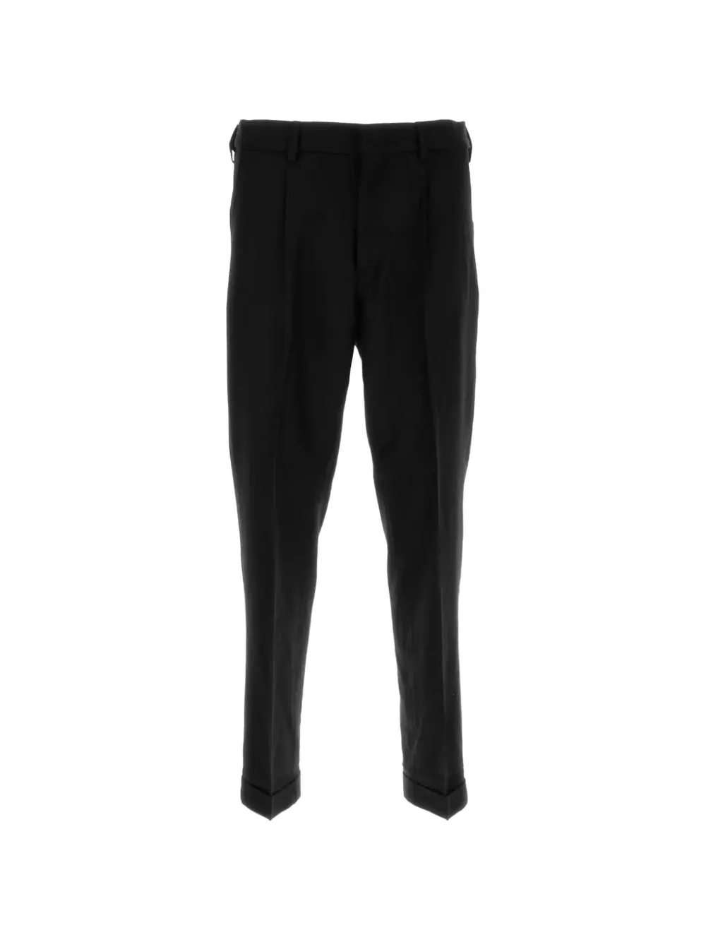 Cellar Door pressed-crease turn-up trousers