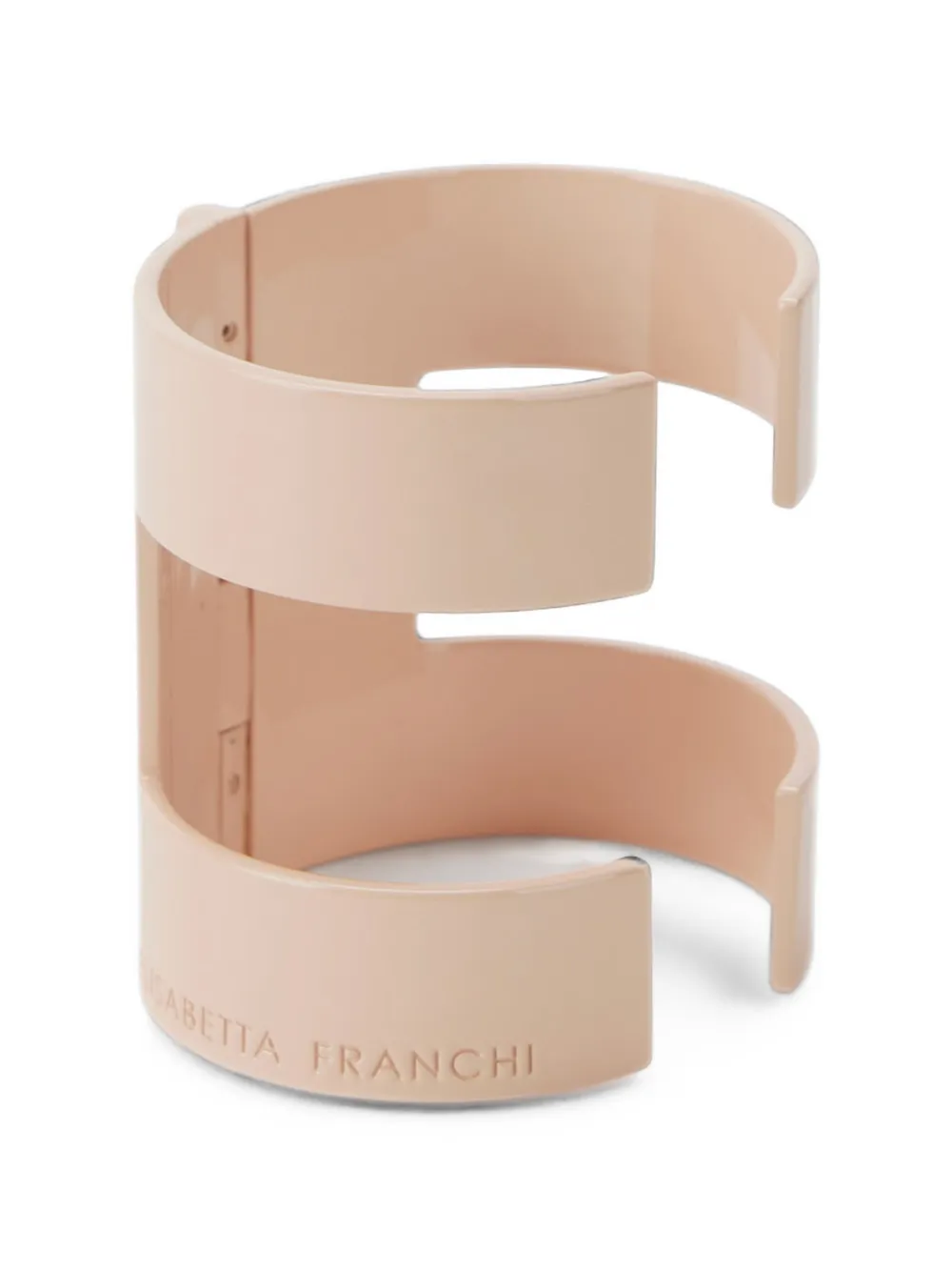 Elisabetta Franchi rigid bracelet with logo - Toni neutri