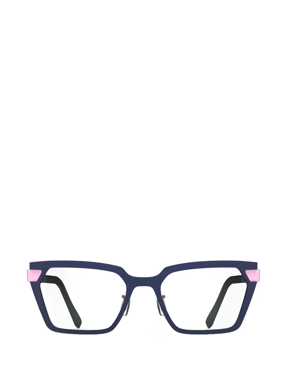 Blackfin Destin geometric-frame glasses - Blu