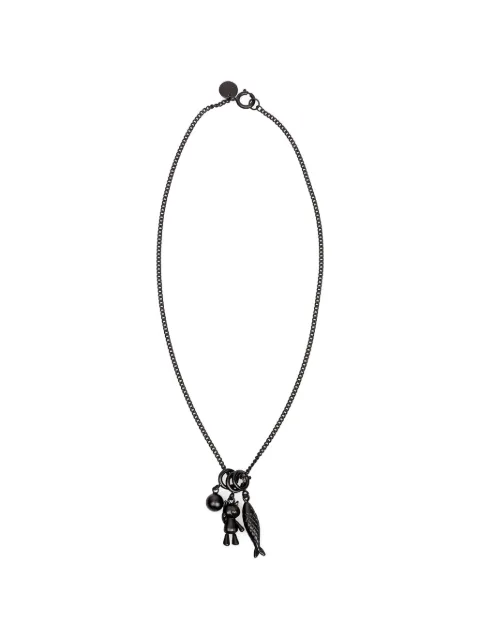 Juun.J charm-detail curb-chain necklace