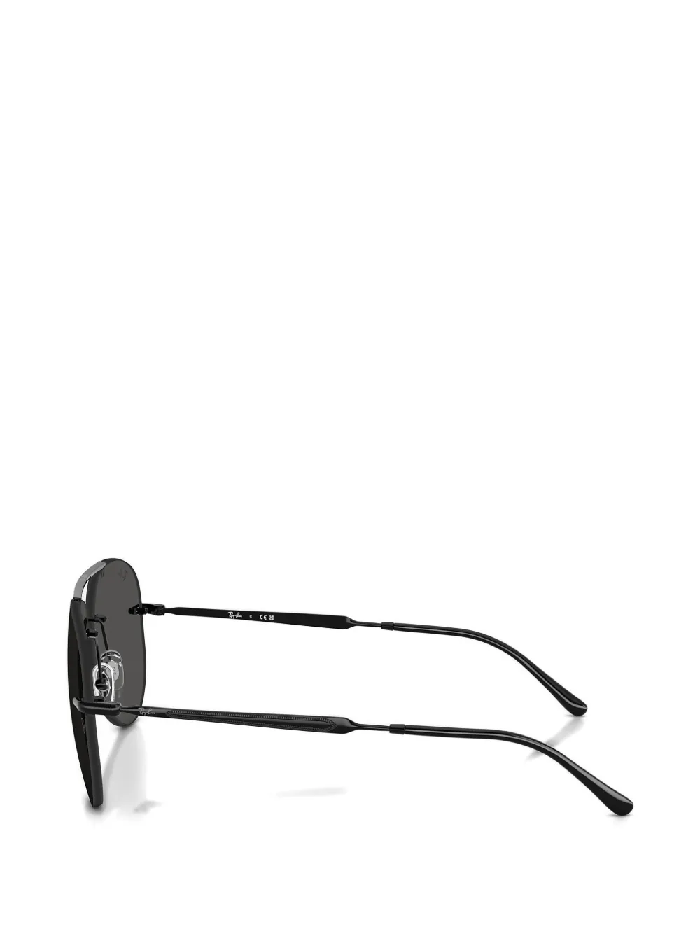 Ray-Ban Zonnebril met piloten montuur Zwart