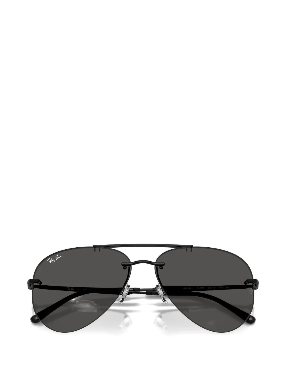 Ray-Ban Zonnebril met piloten montuur Zwart