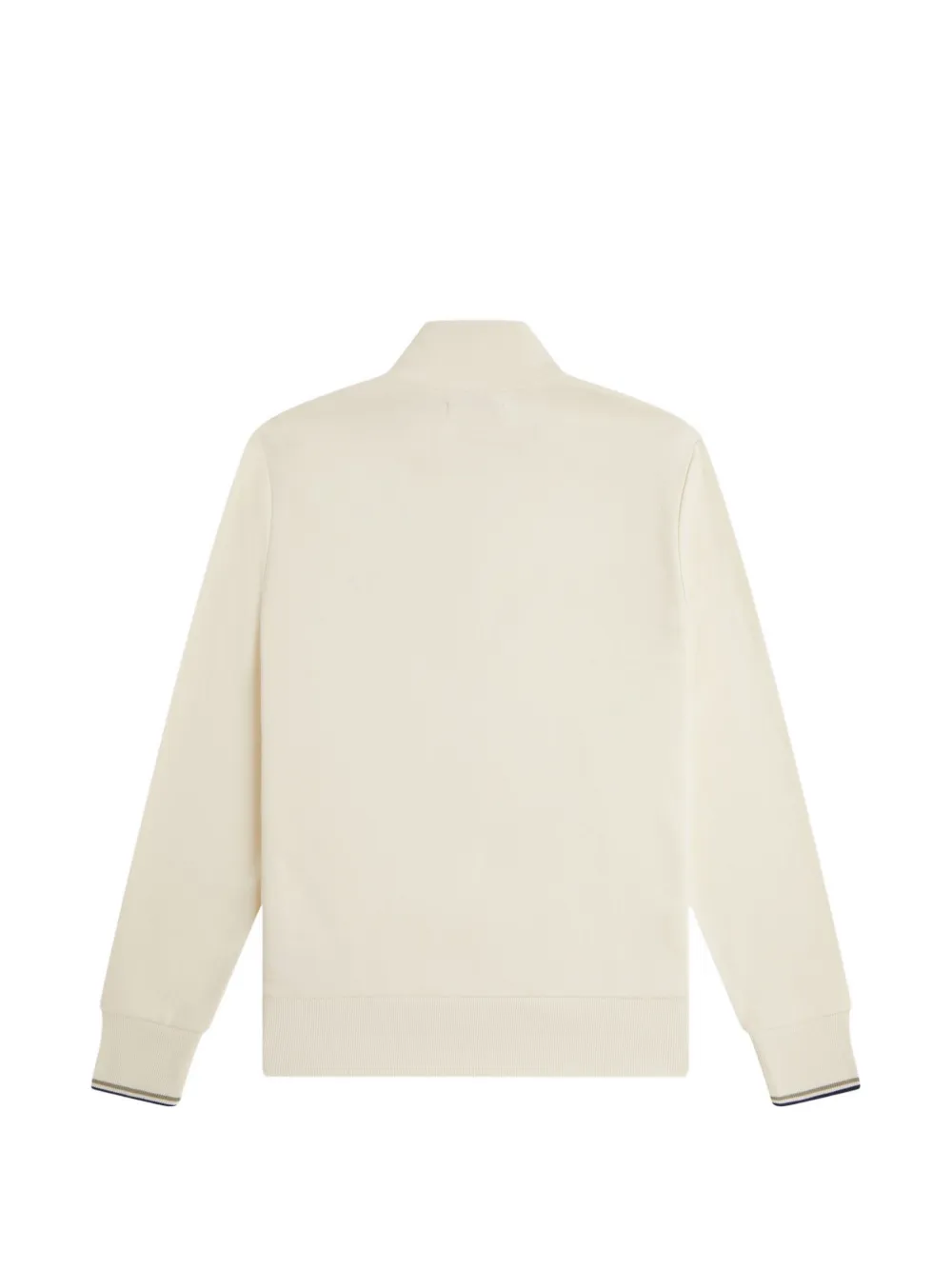 Fred Perry Sweater met halve rits Beige