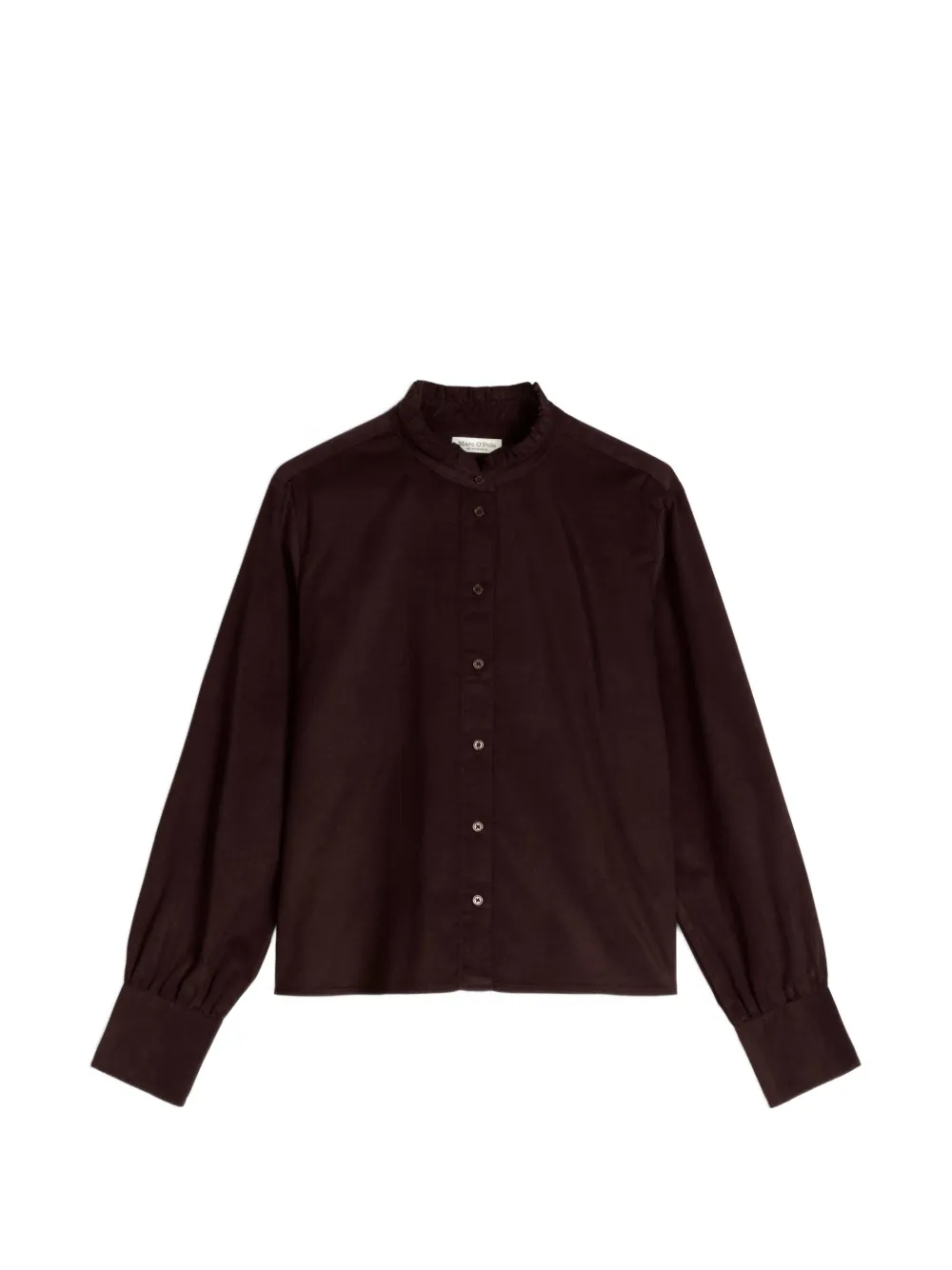 Marc O'Polo ruffle-collar long-sleeve blouse
