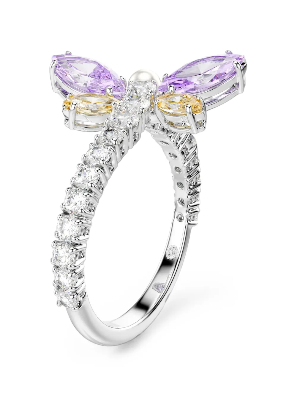 Swarovski x Ariana Grande dragonfly-motif crystal-embellished ring