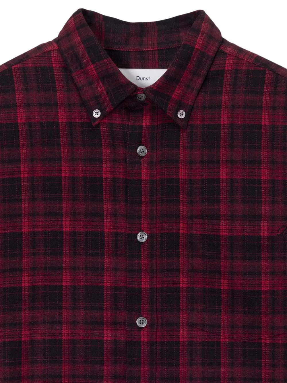 DUNST Geruit shirt Rood