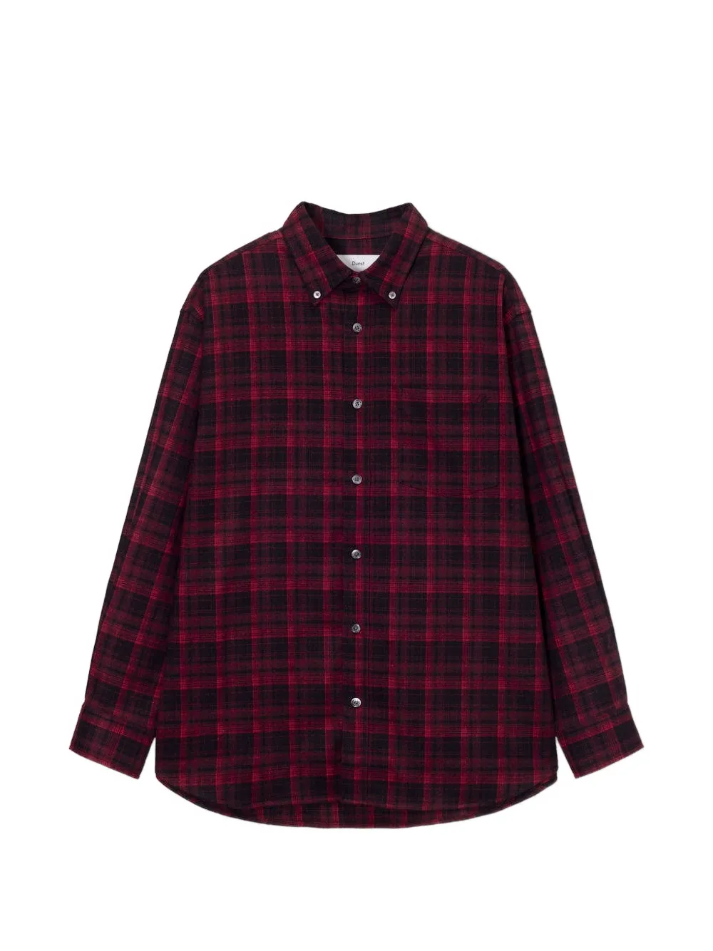 Dunst Check-pattern Shirt In Red