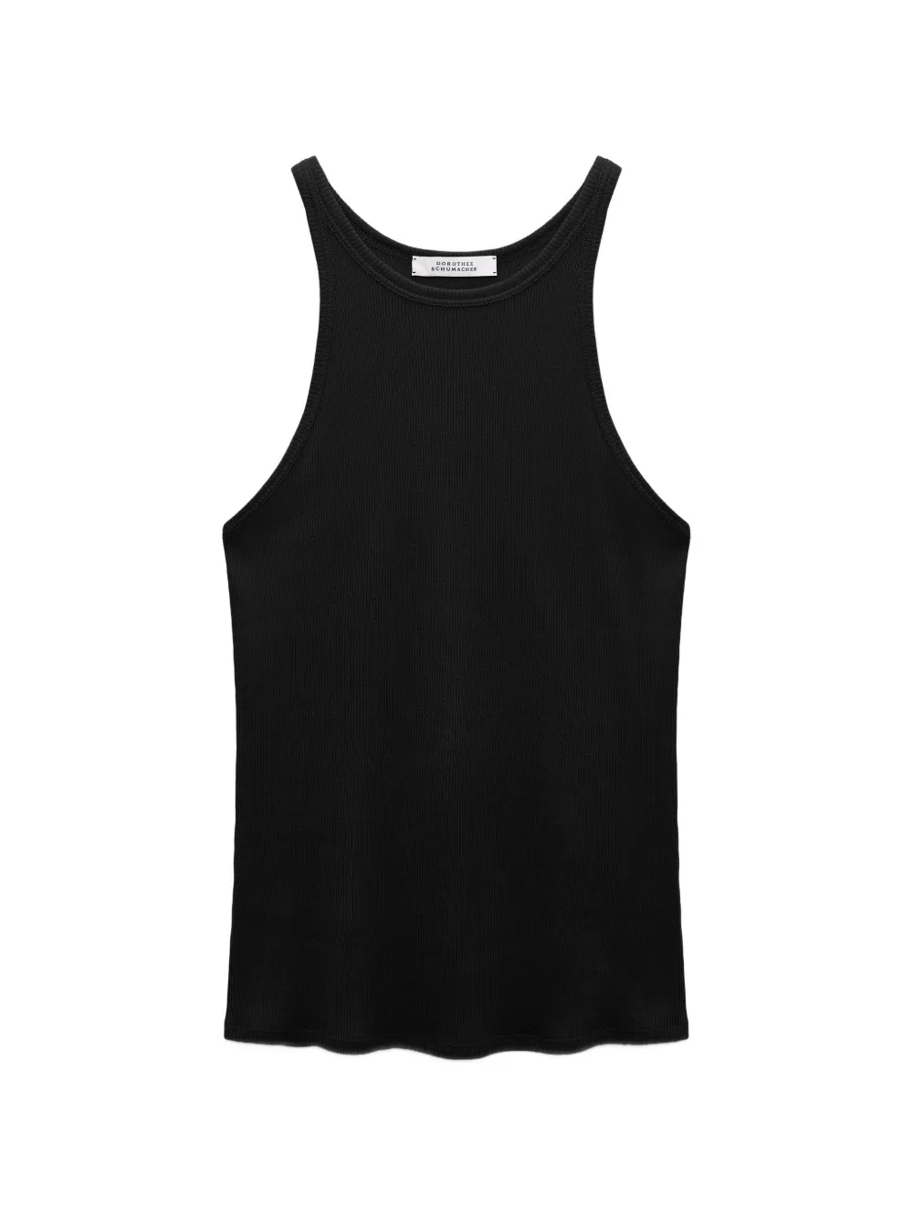 Dorothee Schumacher Pure Sleekness geribbelde tanktop Zwart