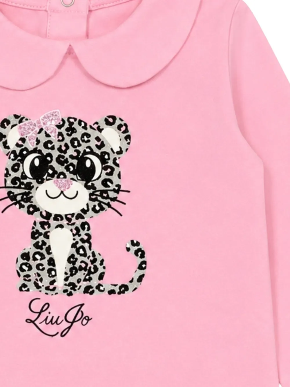 Liu Jo Kids Peter T-shirt met luipaardprint Roze