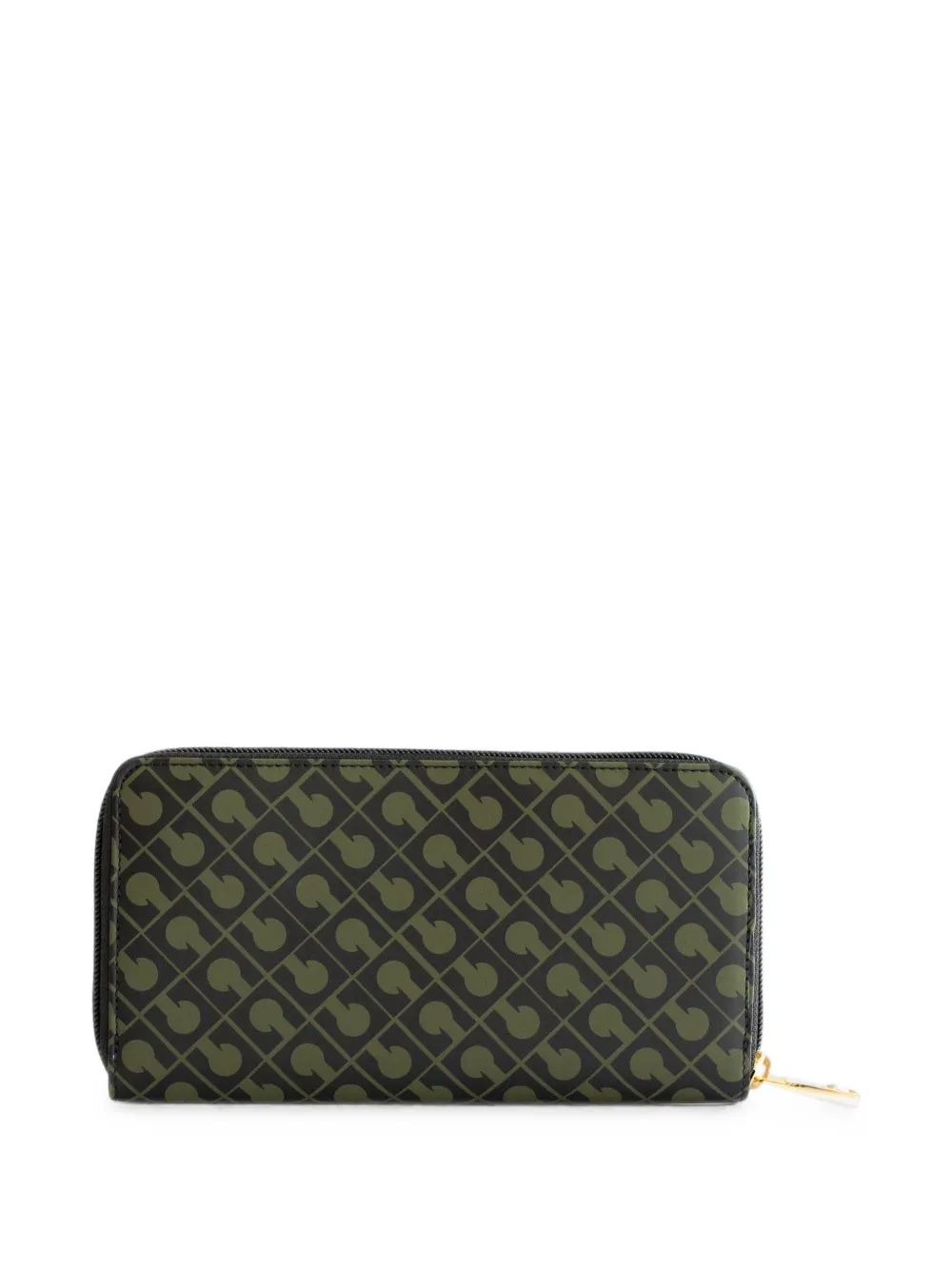 Gherardini Softy monogram-print zip-around wallet
