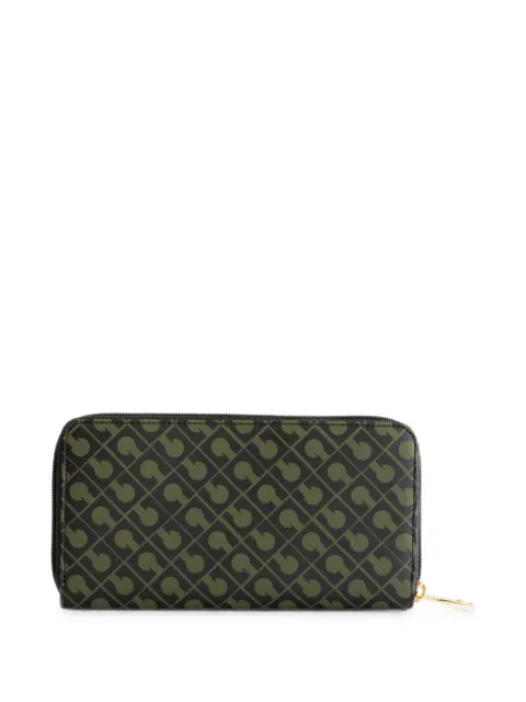 Gherardini cartera Softy con monograma estampado y cierre en el contorno