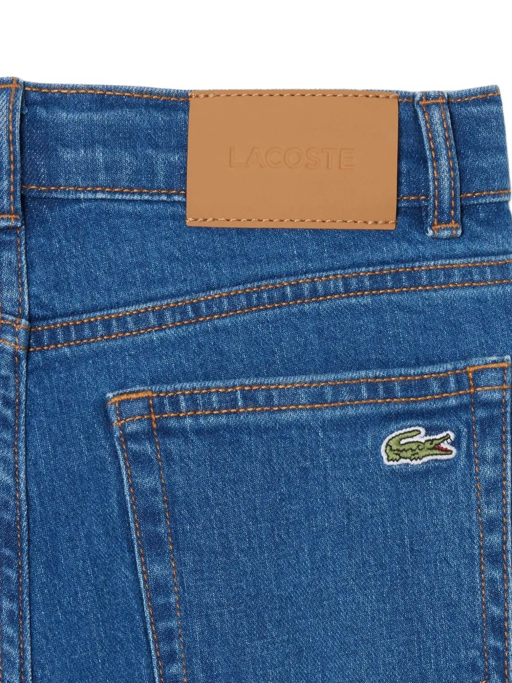 Lacoste Kids Straight jeans Blauw