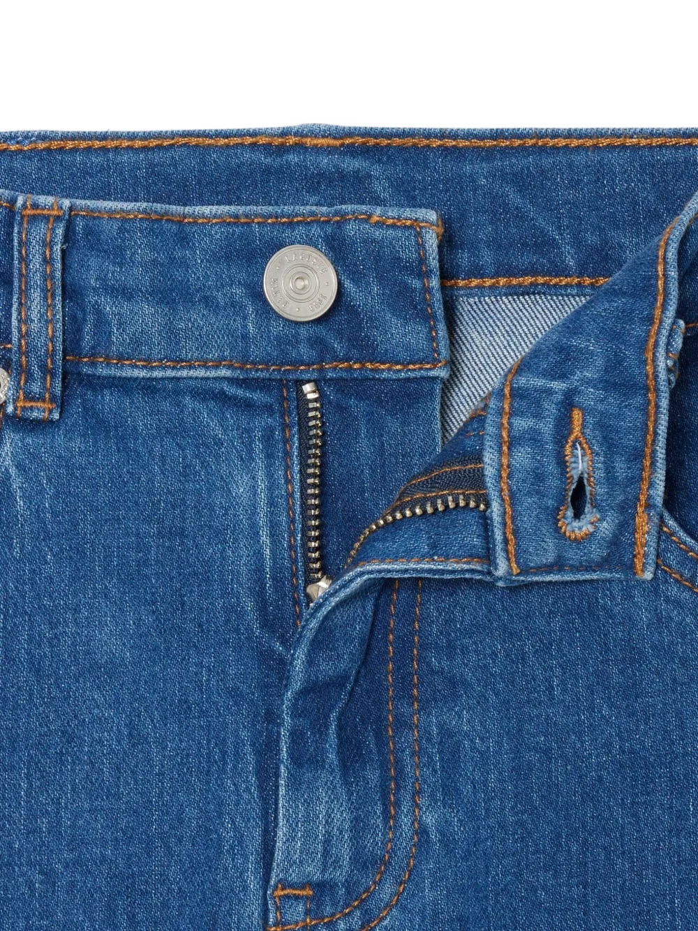 Lacoste Kids Straight jeans Blauw
