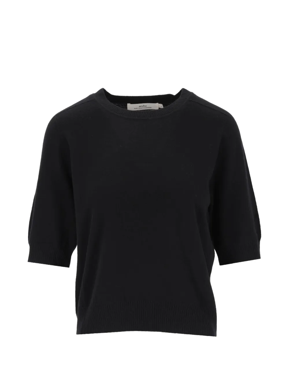 arch4 Evie short-sleeve cashmere sweater - Nero