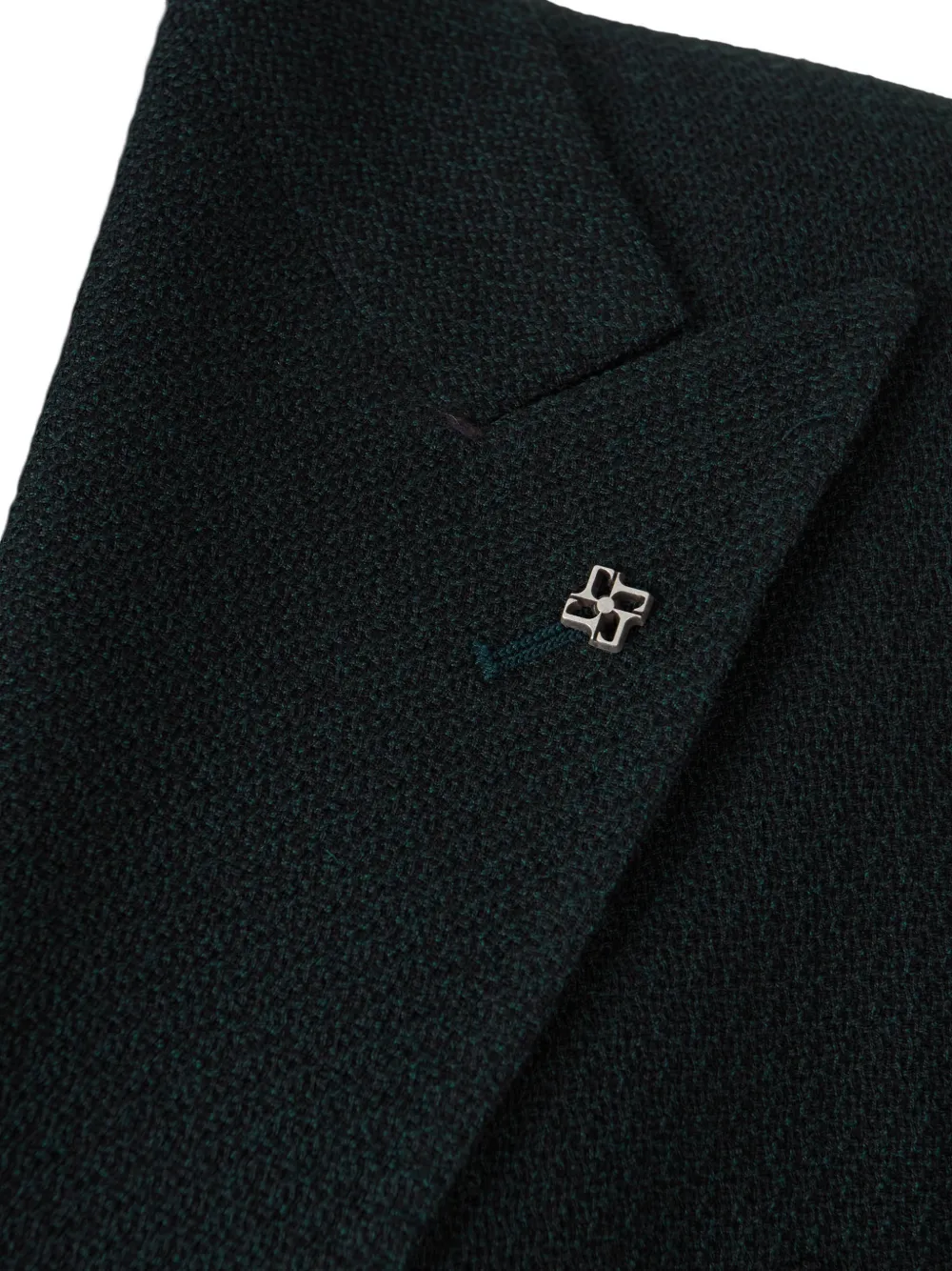 Tagliatore Blazer van scheerwol met puntige revers Groen