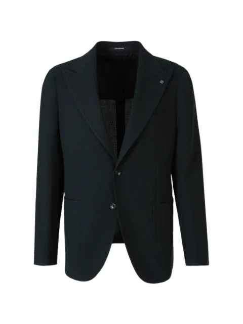 Tagliatore peak-lapels virgin-wool blazer