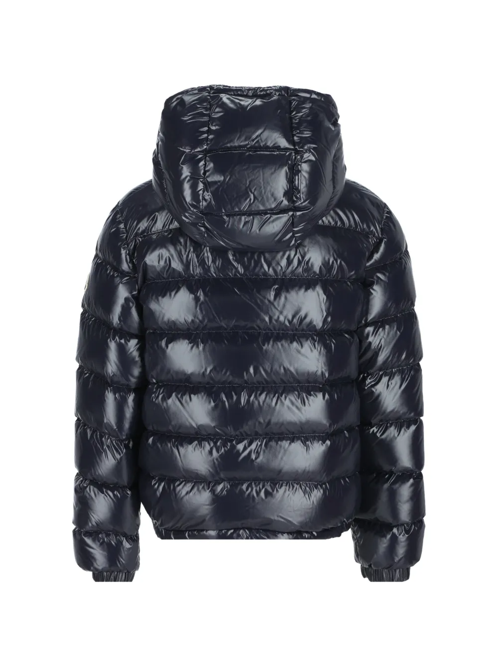 Moncler Enfant Aubert quilted hooded jacket Blauw