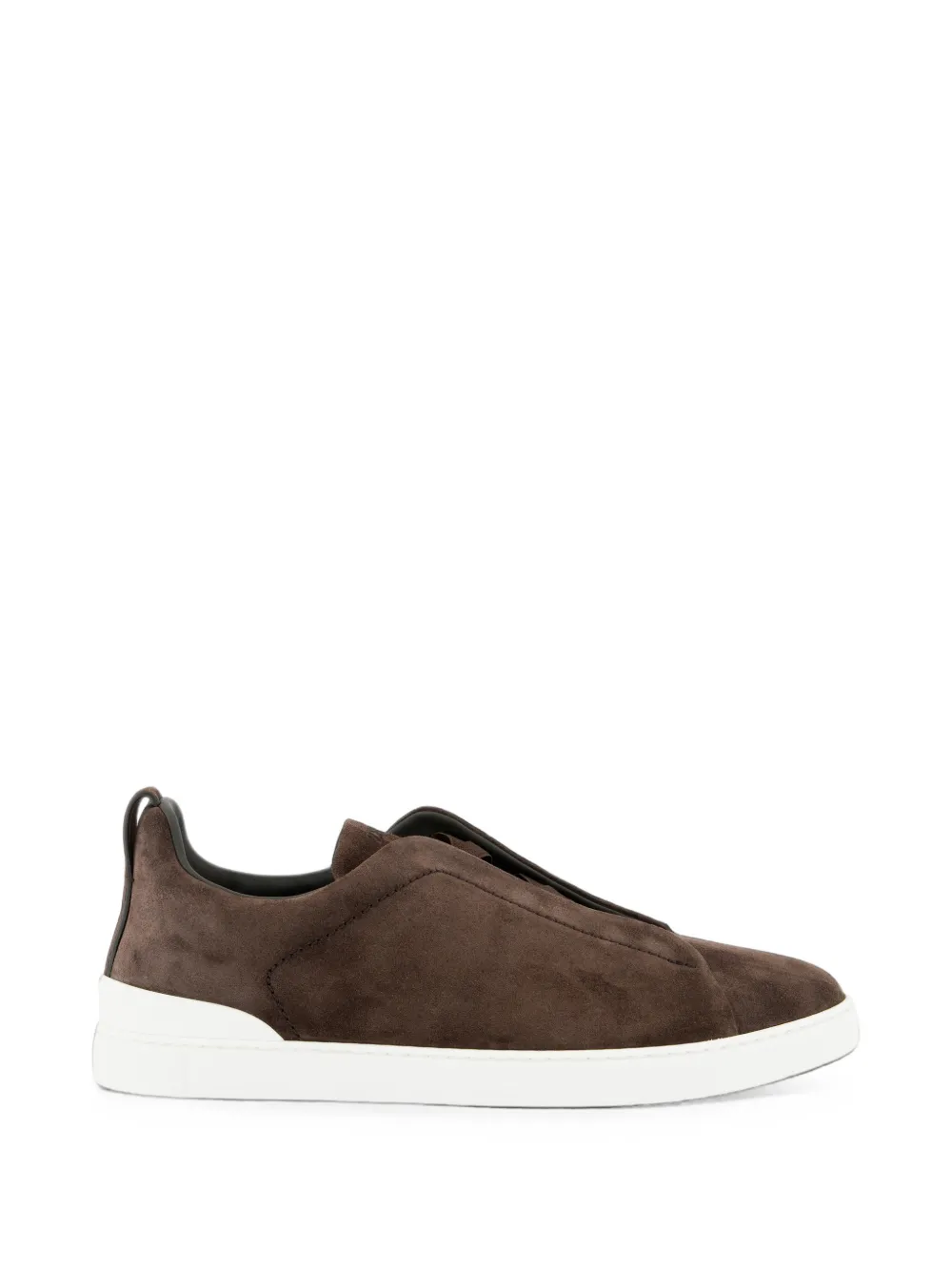 Zegna Triple Stitch suede sneakers