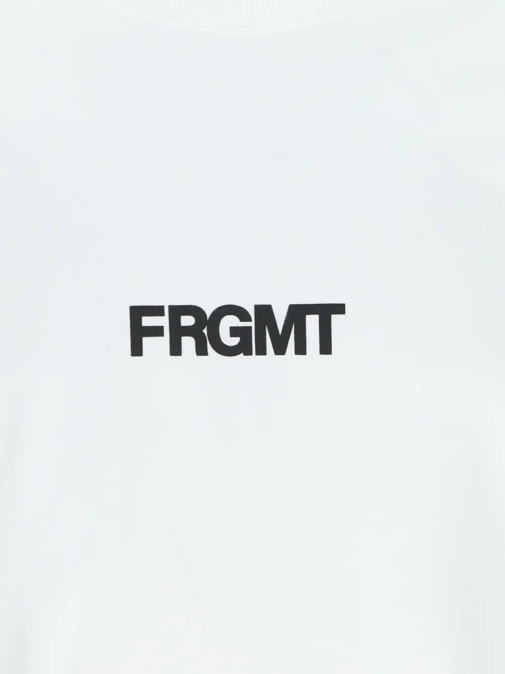 Moncler x Fragment cotton T-shirt Wit