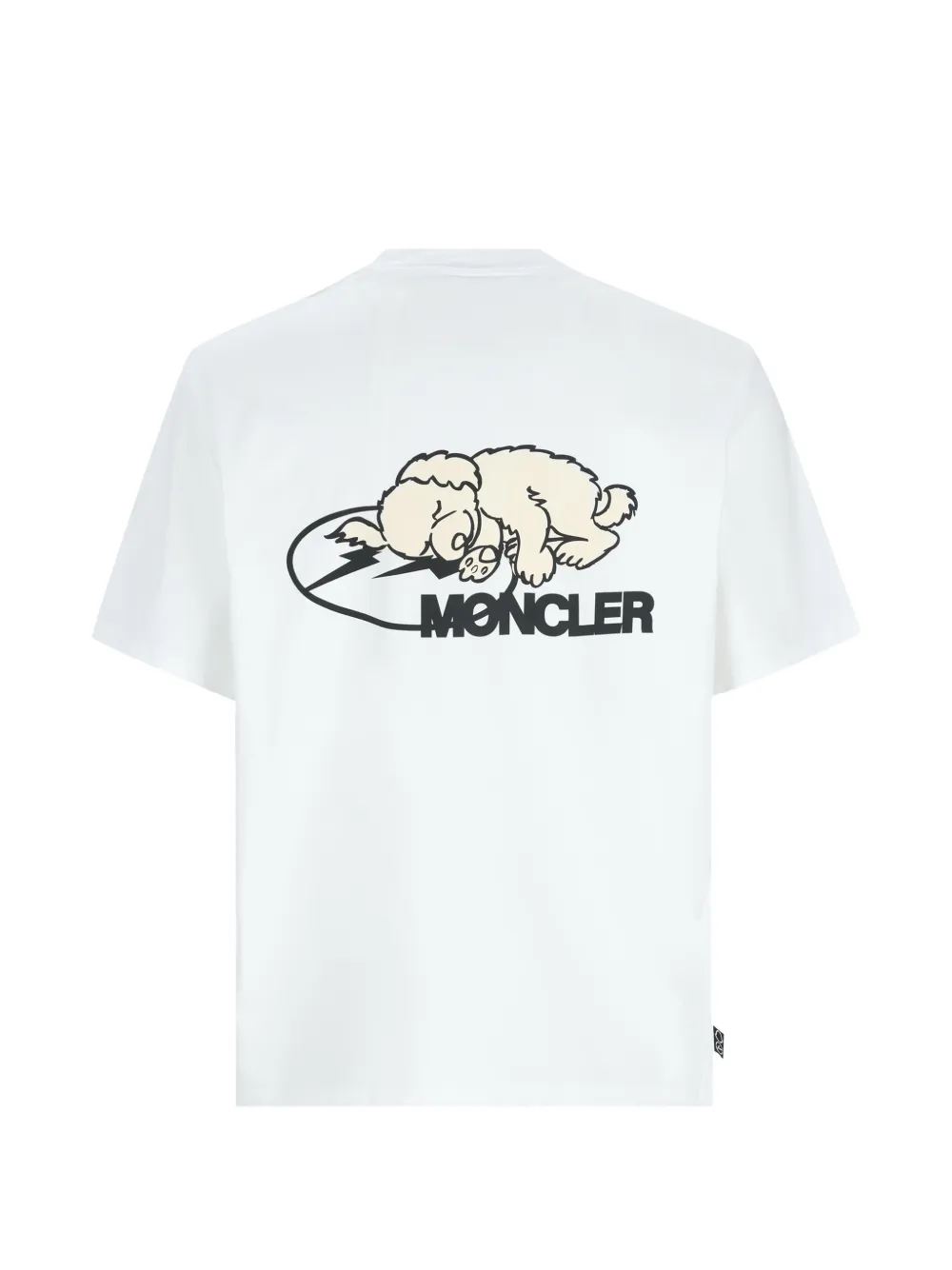 Moncler x Fragment cotton T-shirt Wit