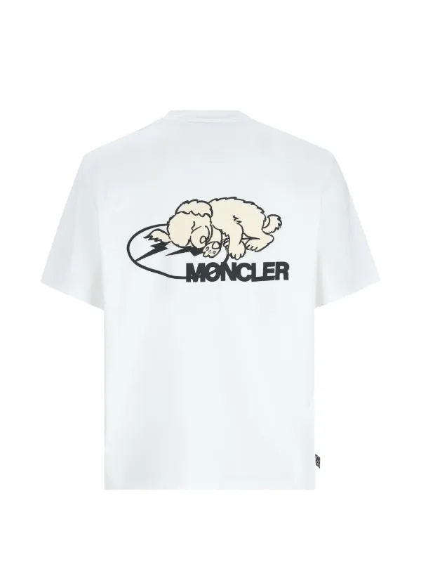 Moncler Fragment Tシャツ ホワイト 2XL Moncler x Fragment Cotton T-shirt | White | FARFETCH