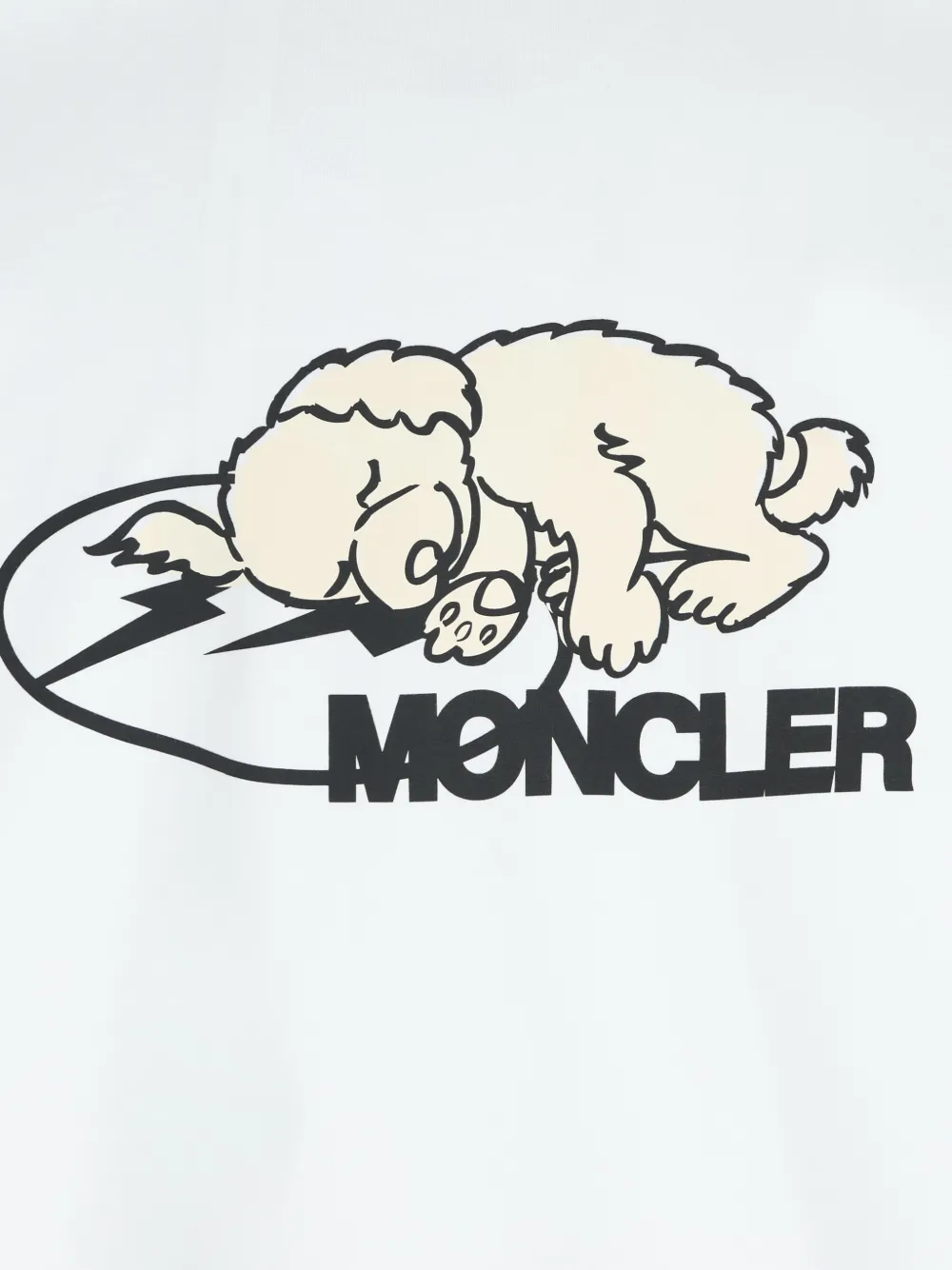 Moncler x Fragment cotton T-shirt Wit