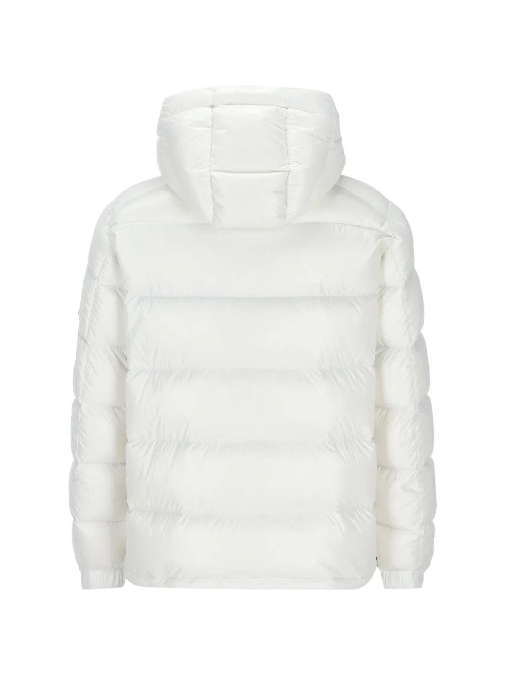 Herno quilted hooded down jacket Wit