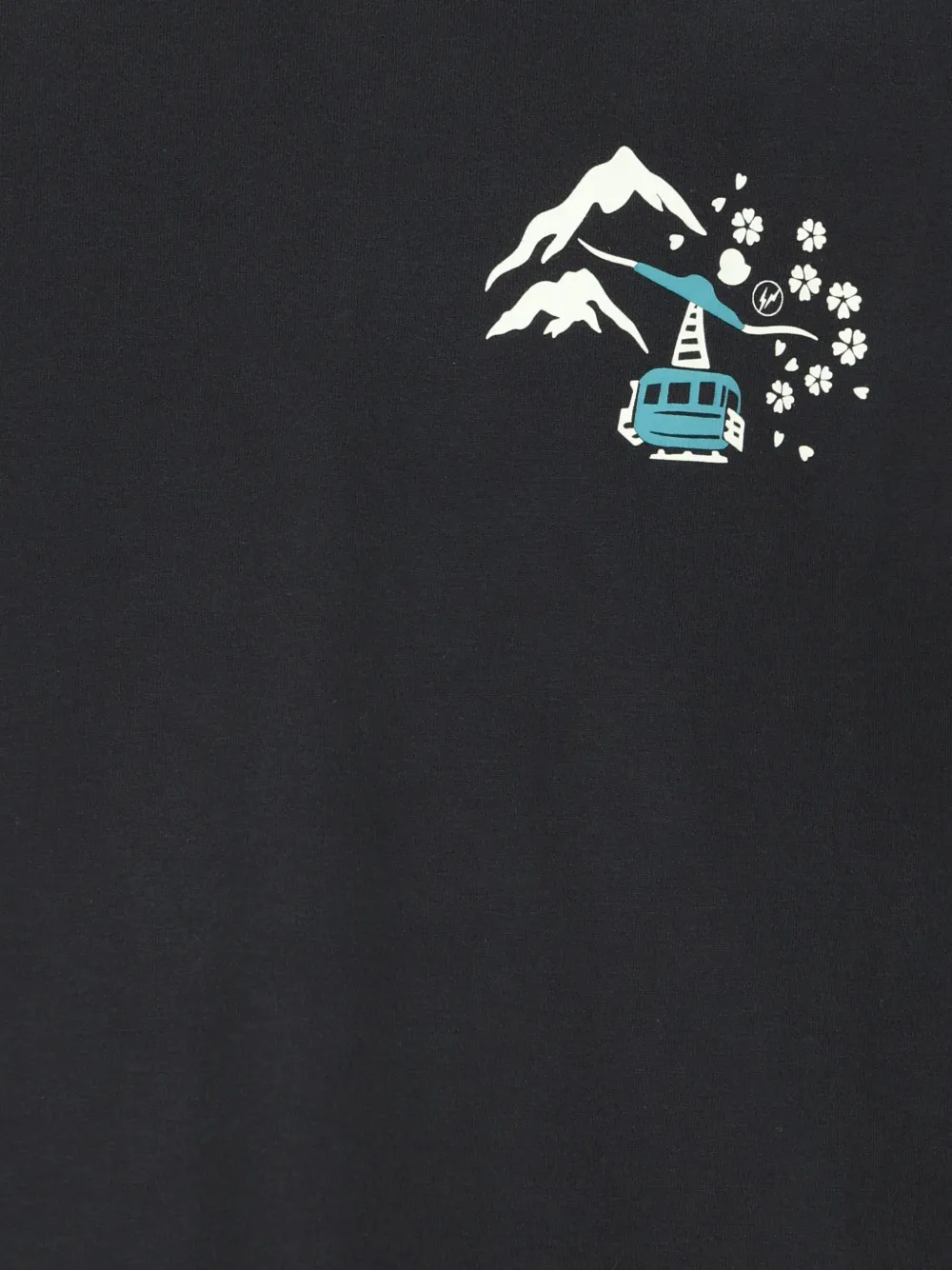 Moncler x FRGMT logo-print T-shirt Zwart